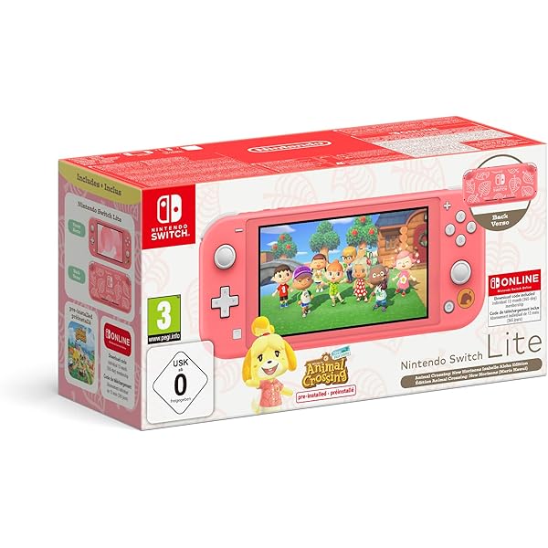 Nintendo Switch Nintendo Switch Lite coral Nintendo-Switch-Lite-Coral-in-